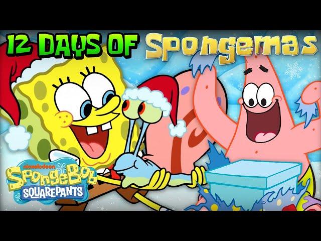 "12 Days of Spongemas" Music Video  | New SpongeBob Holiday Song