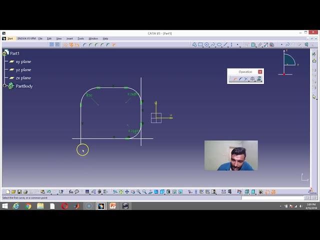 7.2D editing in CATIA- corner and chamfer options|| Best CAD modelling tool || Basics of Catia V5