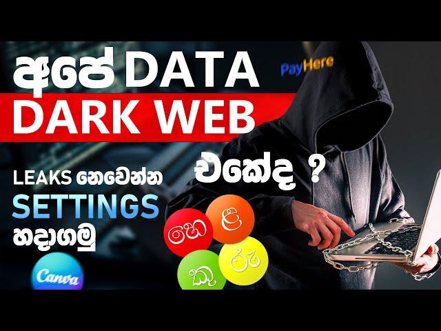 Dark Web එකට Data Leak නෙවෙන්න setting හදමු | google one sinhala