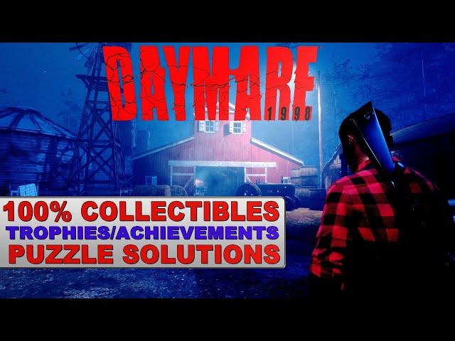 Daymare 1998 All Collectibles & Puzzle Solutions | PS4 & Xbox One Trophies/Achievements Guide