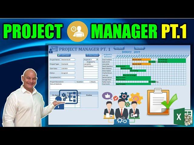 How To Create A Project Manager In Excel [Part 1]