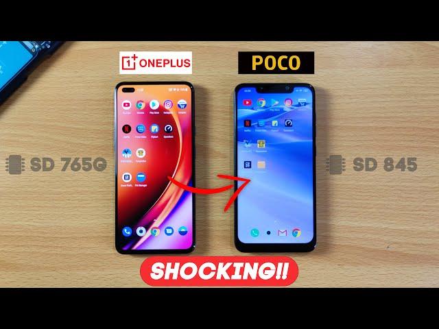 POCO F1 vs Oneplus Nord Speed Test Comparison - NO MORE FLAGSHIP?