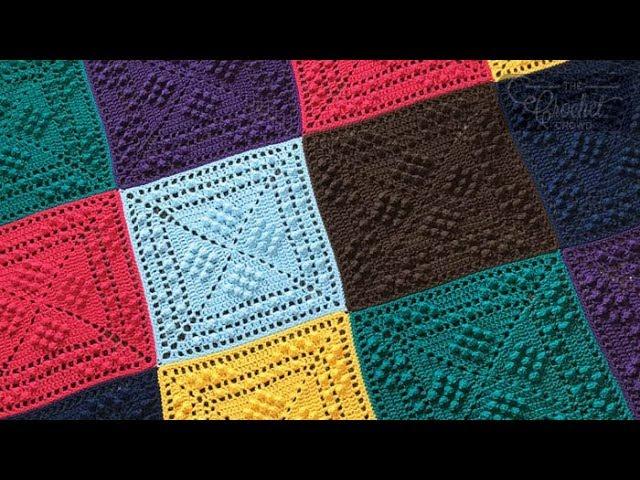 Crochet Sheldon Squared Blanket | EASY | The Crochet Crowd