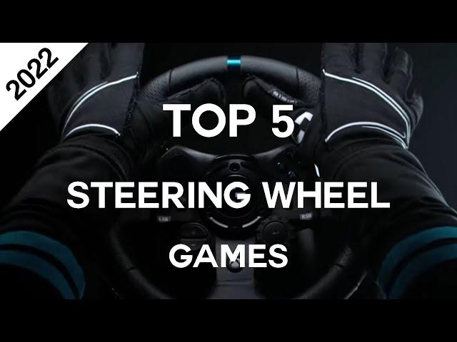 Top 5 Steering Wheel Supported Video Games in 2022 | Tested on Logitech G923 Steering Wheel