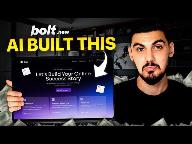 Bolt.new Builds Me A $2,000 New Website For my Agency (No code)