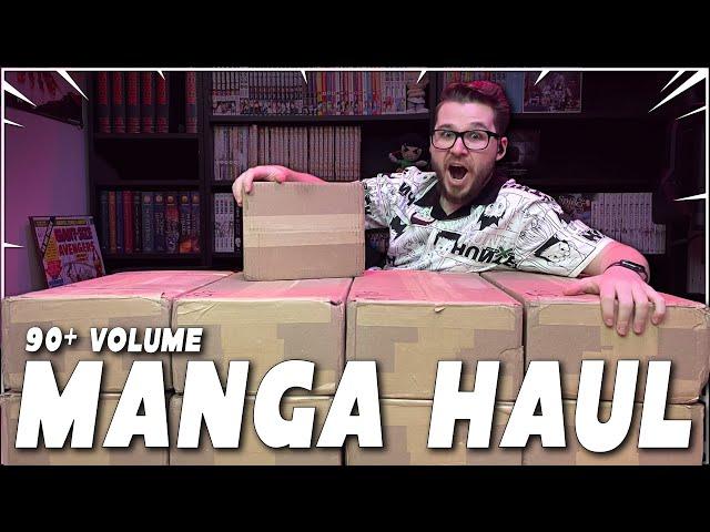 MASSIVE MANGA HAUL & UNBOXING! | 90+ VOL. & $1600+