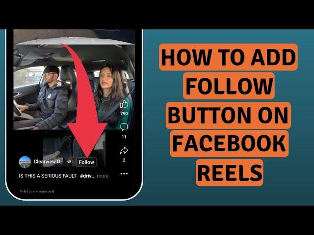 How To Add Follow Button On Facebook Reels (2023)