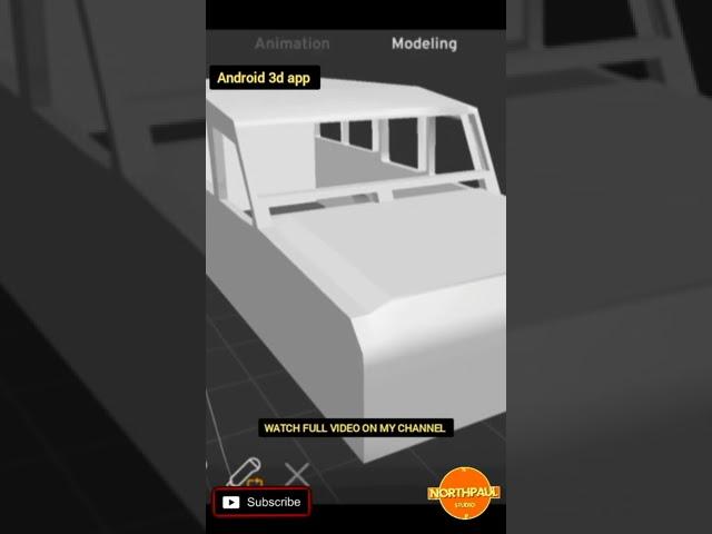 HOW TO MODEL A LOWPOLY 3D LAND ROVER USING PRISMA 3D#ANDROID