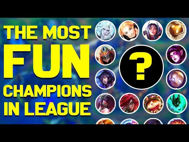 The Most FUN Champions to Play in League of Legends - Chosen by You!