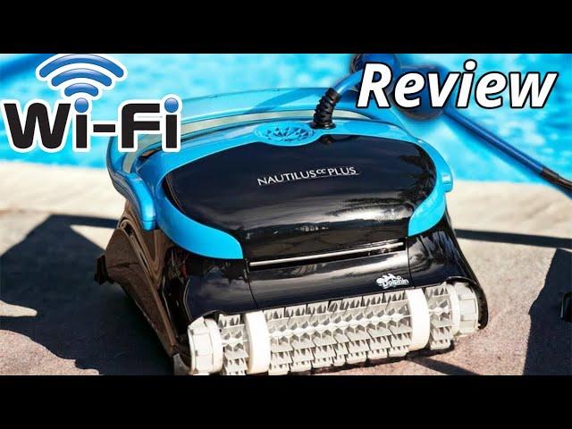 Pool Cleaner Review!  Dolphin Nautilus CC Plus Robotic Pool Vacuum Cleaner Wi-Fi & Wall Climbing