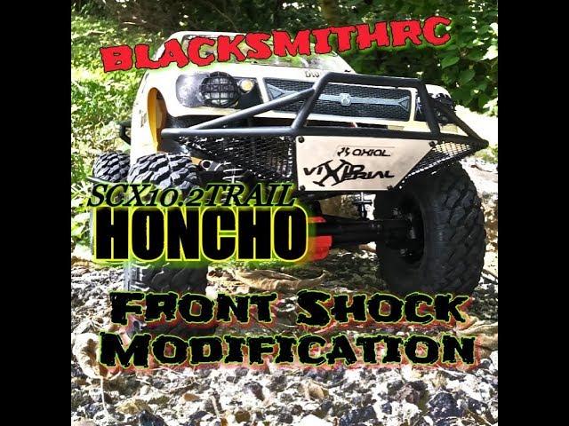 (Straggler)SCX10 II: Upgrades Front Shock Relocation Mod