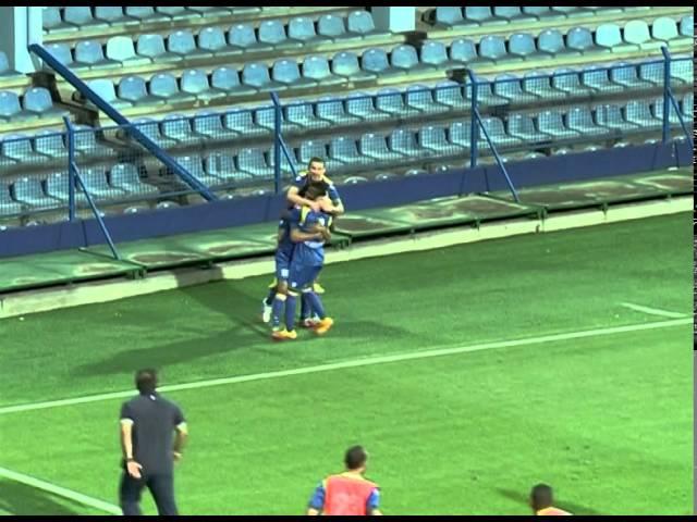 FK Mladost - FK Kukesi, Europa League, goal Erick Flores