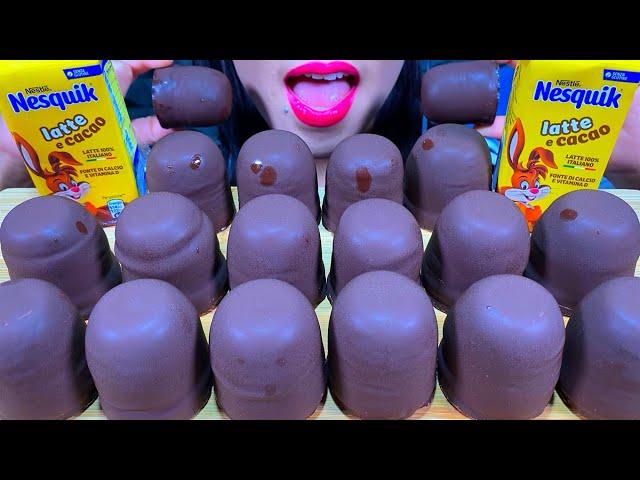 ASMR CHOCOLATE MARSHMALLOW + CHOCOLATE MILK MUKBANG MASSIVE Eating Sounds