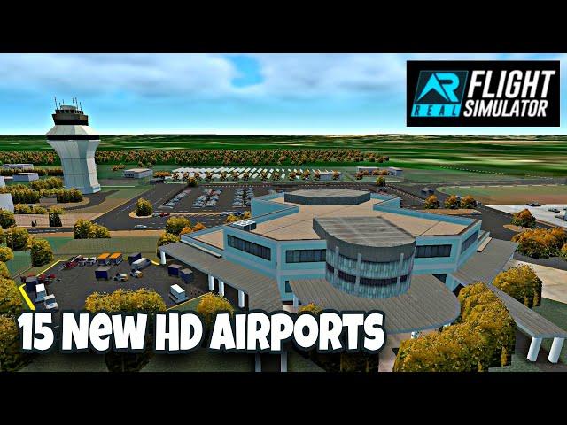 RFS 15 Brand New HD AIRPORTS | Real Flight Simulator | No update Required #rfs #newupdate #airport4k