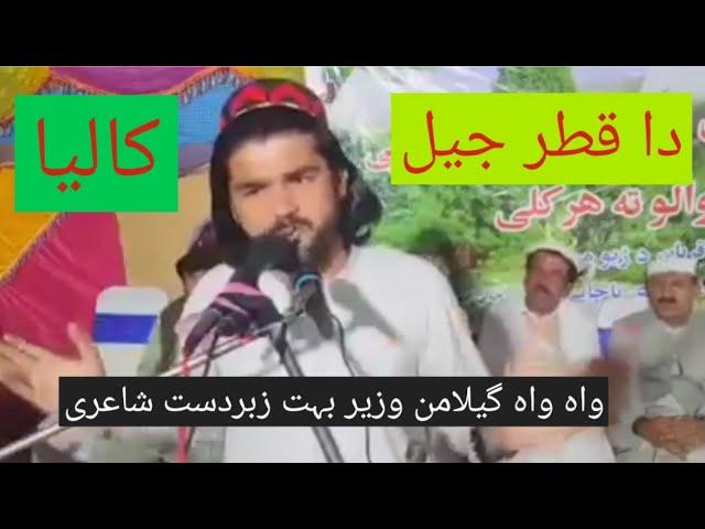 Gilaman wazir best sad poetry.#gilaman#ptm#gilamanwazir#gilamanwazirpoetry