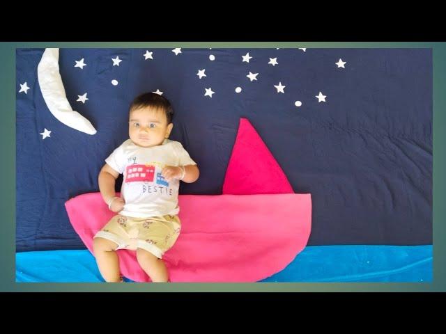 5 month baby photoshoot ideas|boat theme|Dp priya vlogs