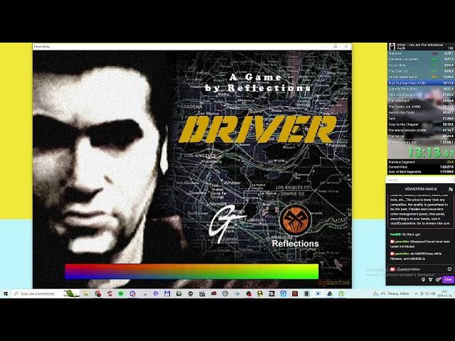 Driver - You are the wheelman Speedrun PC practice.  1:20:58