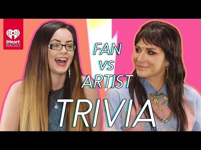 Kesha Goes Head to Head With Her Biggest Fan! | Fan Vs Artist Trivia