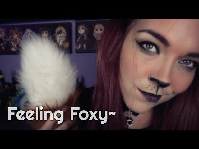 ASMR Feeling Foxy~ | Tail Rubbing & Ear Scratchies | Update & Tad #48