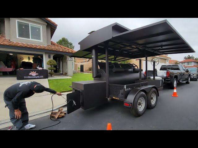 Offset Smoker FIRST COOK | Pitmaster Kenny Tran TheSmoKINGribs.com w Harry SlapYoDaddyBBQ.com