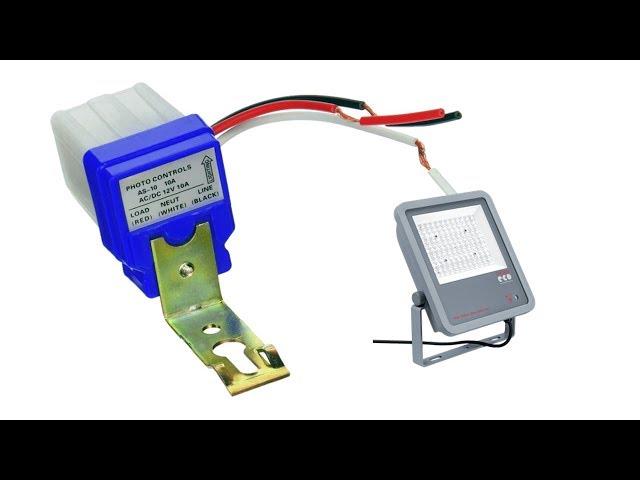 photocell sensor (DAY AND NIGHT OR LIGHT SWITCHING CONNECTION )