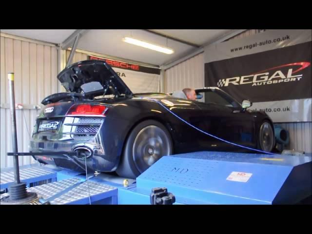 Regal Autosport - Audi R8 V10 with VF720 Supercharger Kit - Dyno Testing