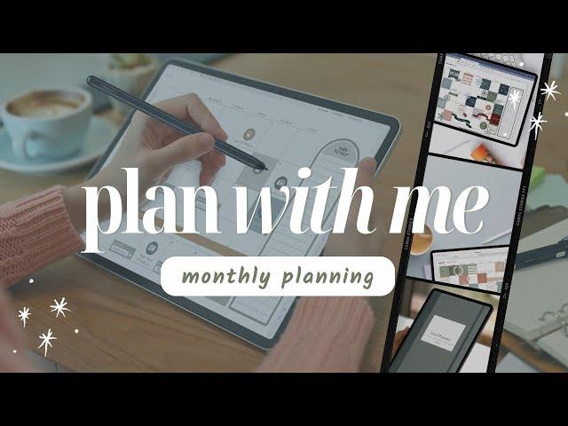 Plan with Me! Planning my month in my digital planner