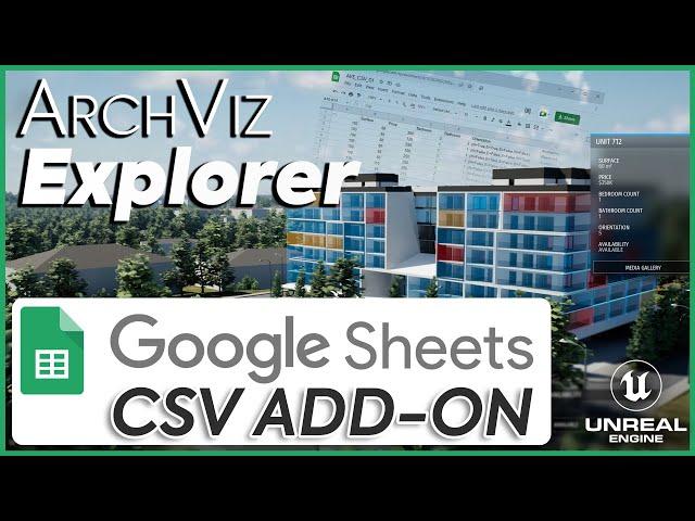 ArchViz Explorer | Google Sheets CSV Tutorial