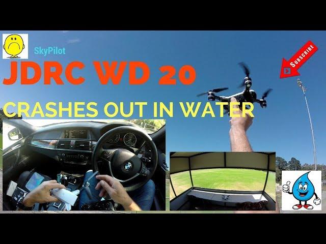 DJI SPARK Jr - JDRC JD20 - Range Water and WIND test EXTREME