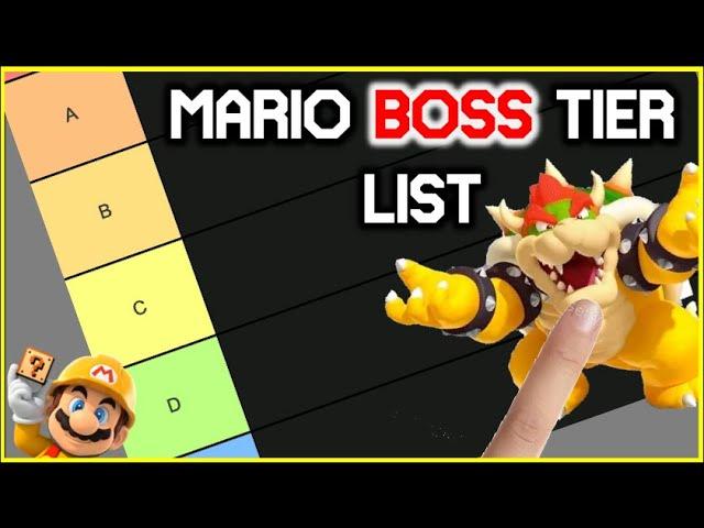 Tier List for Bosses in Super Mario Maker 2