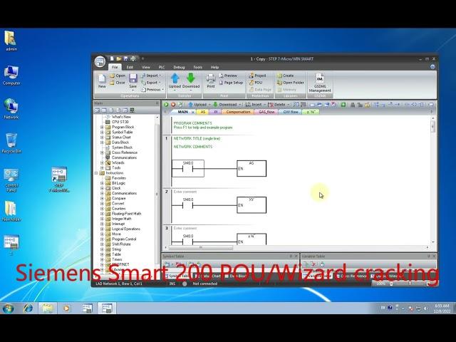 Siemens Smart 200 POU/Wizard cracking