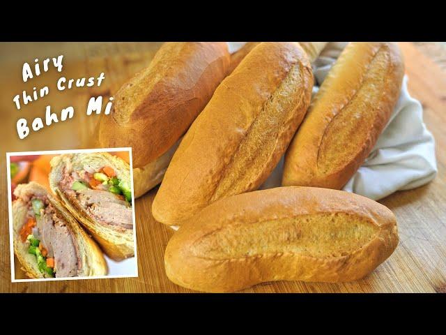 HOW TO MAKE BANH MI | VIETNAMESE BAGUETTE BY HAND