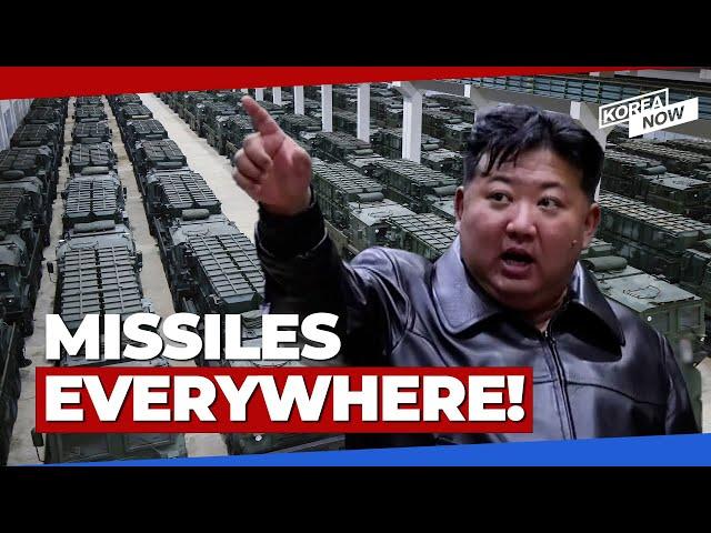 N. Korean TV shows Kim Jong-un surrounded by missile launchers