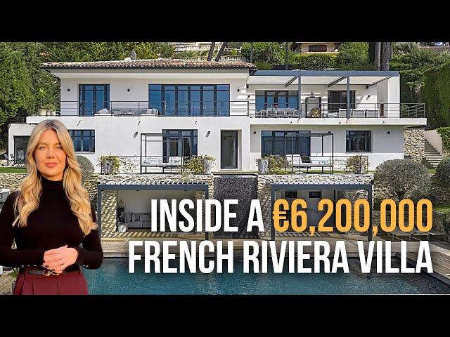 Inside a €6,200,000 Luxury Villa in Cannes | Luxury Property Tour