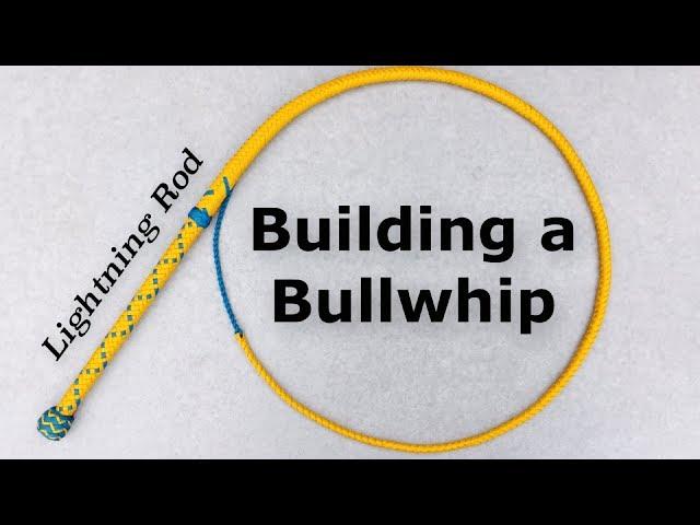 How To Make A Lightning Rod Bullwhip - Nylon Paracord Whip Build