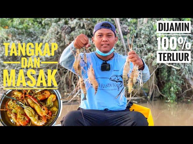 Lubuk Udang Galah Air Masin Sabak Bernam - Catch and Cook!!