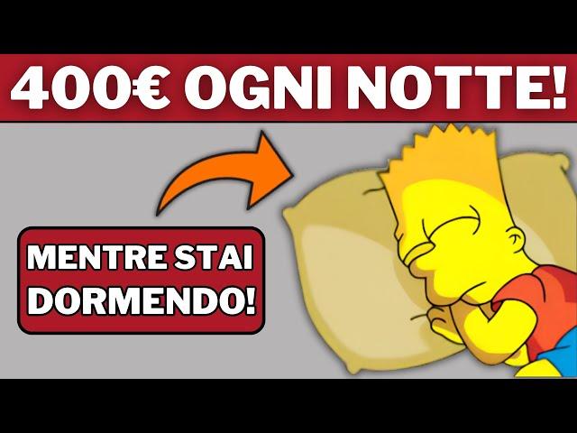 4 Modi Semplici per Fare Soldi Mentre Dormi (Entrate Passive)