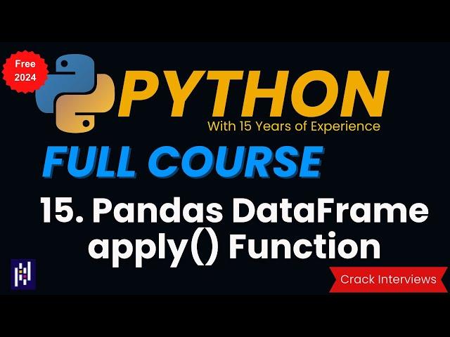 Pandas DataFrame apply() Function | pandas.DataFrame.apply