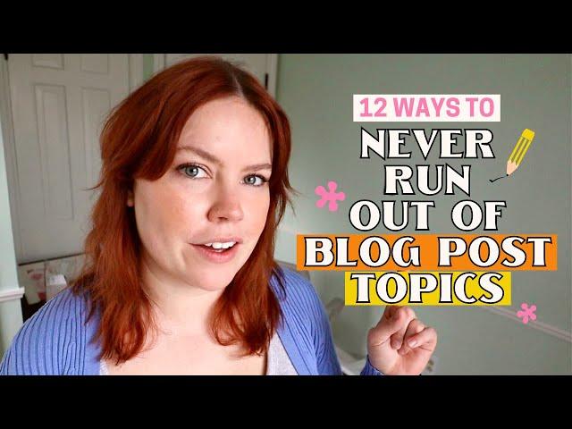 How to Find the Best Blog Topic Ideas 2022