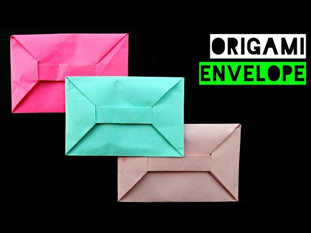 Envelope Making With Paper [Without Glue Tape and Scissors] at Home | Super Easy Origami Envelope