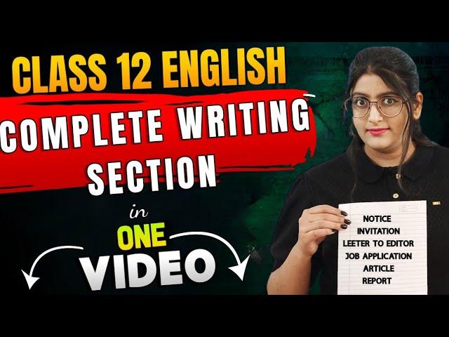 Class 12 English Writing Section 2024