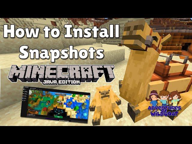 How to Install and Play Minecraft Java Snapshots! - Minecraft 1.20 Features [BASIC TUTORIAL]