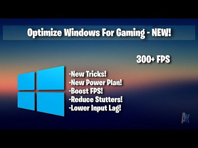 How To Optimise Windows For GAMING & Performance!