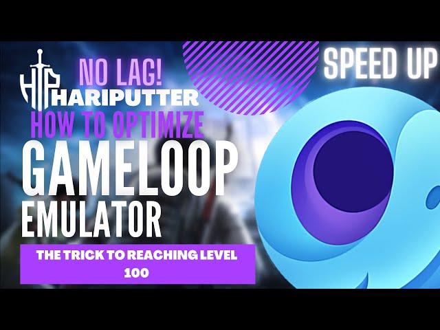 HOW TO OPTIMIZE GAMELOOP || LOW AND PC || NO LAG! || 2021