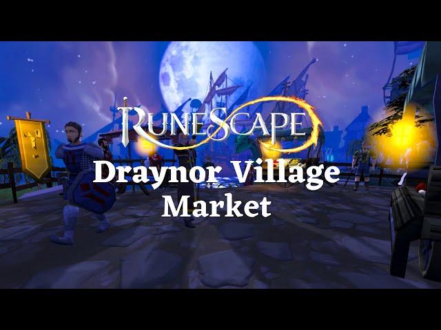 Draynor Village - Market | RuneScape Relaxing Calming Ambience for Sleeping, Focusing & Studying