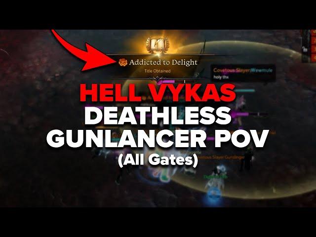 Lost Ark: Vykas Hell/Inferno Mode Deathless Clear - Gunlancer PoV