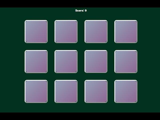 Simple Memory Game in JavaScript