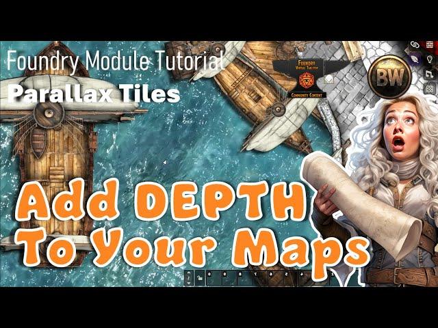 Easily add depth effects to your Foundry VTT maps with Parallax Tiles module [tutorial]