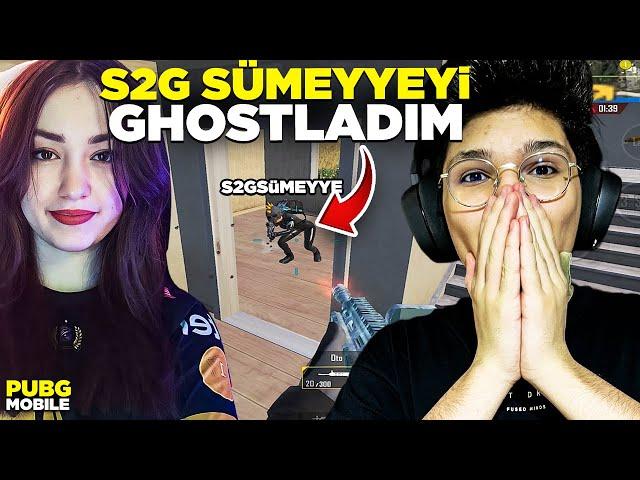 SÜMEYYEYİ GHOSTLADIM!! ÇILDIRDI! - PUBG MOBİLE