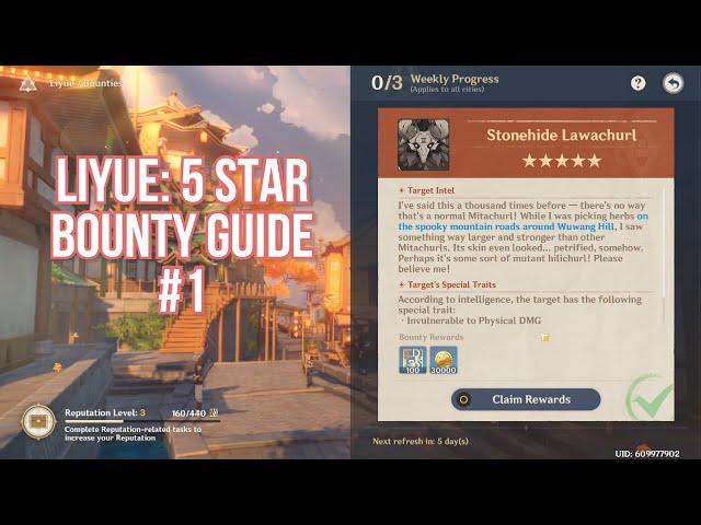 Liyue: 5 Star Bounty Guide #1 [REPUTATION - Genshin Impact]